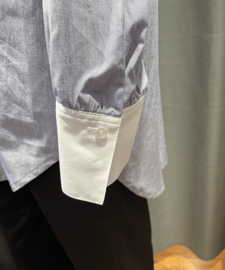 FLORENT / "2023 fall" / 2305F06007 / CLERIC BAND COLLER SHIRT