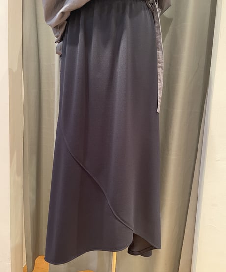 FLORENT / 2111F06006 / GEORGETTE LIKE ASYMMETRY-HEM SKIRT