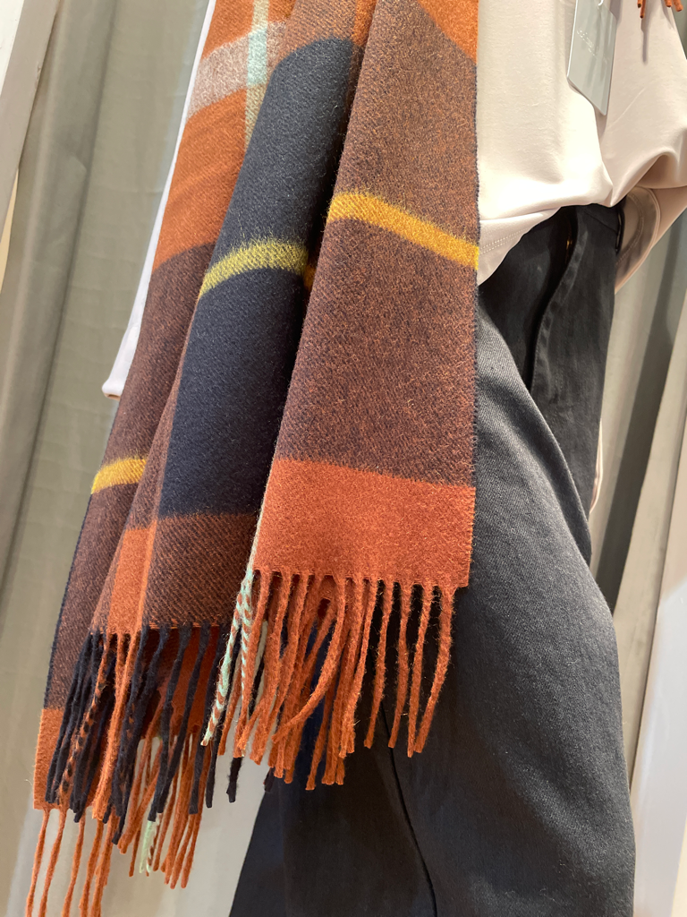 Joshua Ellis 23AW カシミヤ大判ストール　CPG60361 Joshua Ellis 23AW カシミヤ大判ストールCPG60361
