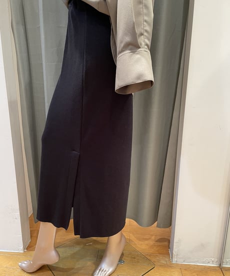 FLORENT / 2205F06013 / SOFT COTTON RIB SKIRT