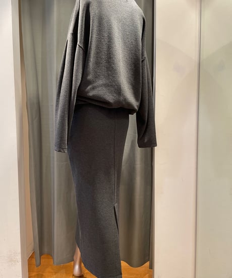 FLORENT / 2211F06015 /BACK SLIT SKIRT