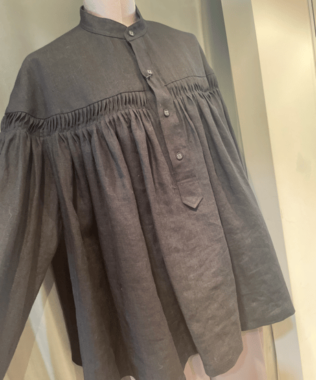 SCYE /  2024 S/S / 1224-31005 / Organic Linen Tucked Blouse