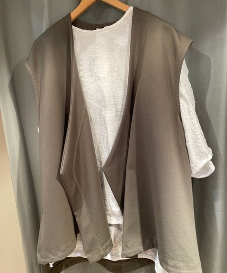 FLORENT / 2211F06008 /PONTE FABRIC GILET