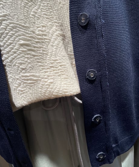 FLORENT / 2211F07013 /　POLYESTER KNIT CARDIGAN