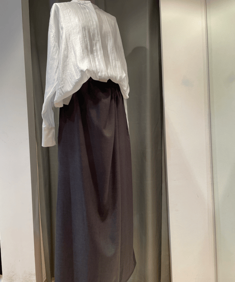 FLORENT / 2308F03001 / OZAWA TWILL VERNO LONG SKIRT