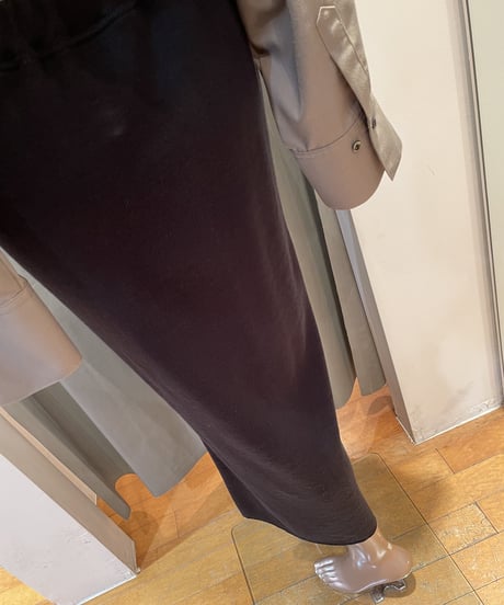 FLORENT / 2205F06013 / SOFT COTTON RIB SKIRT