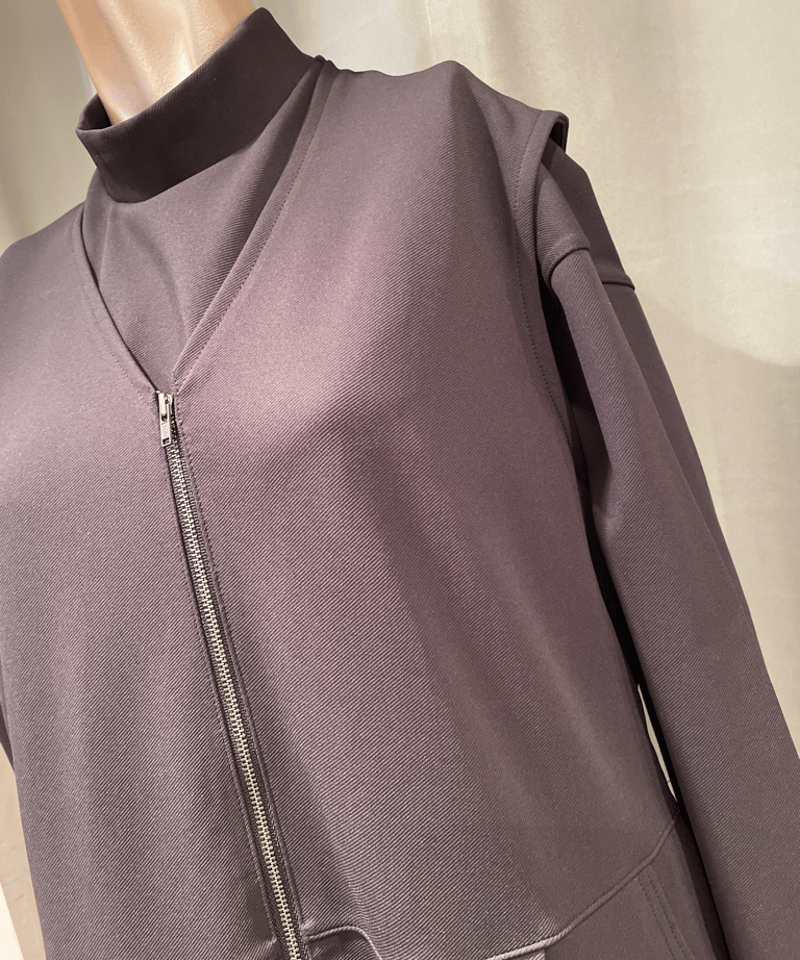 FLORENT 2024/ Spring / 2311F06007 / V neck zip