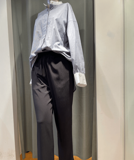 FLORENT / "2023 fall" / 2305F06007 / CLERIC BAND COLLER SHIRT