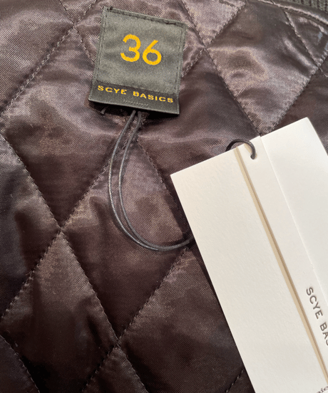 Scye  /   5122-63531  /   Super 140 Wool Melton Varsity Jacket