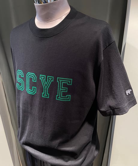 SCYE BASICS /5725-21701/コットンジャージーカレッジ T-シャツ(unisex)
