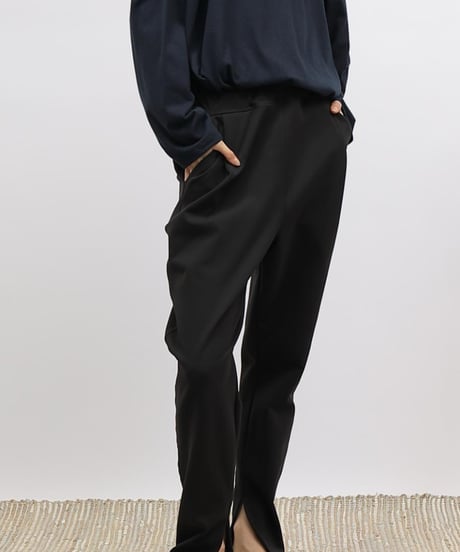 FLORENT / 2311F06005 / ツイルジャージインサイドスリットパンツ