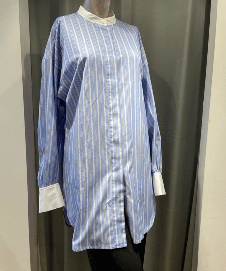 FLORENT / "2023 fall" / 2305F06007 / CLERIC BAND COLLER SHIRT