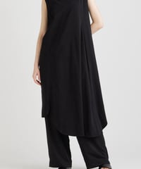 FLORENT / 2402F06017/ コットンスリーブレスドレス