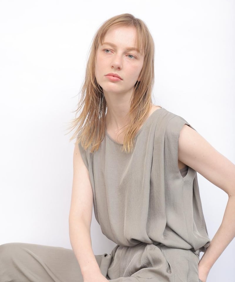 FLORENT / 2402F01004 / ブライトツイルブラウス | MAGNIFIQUE 