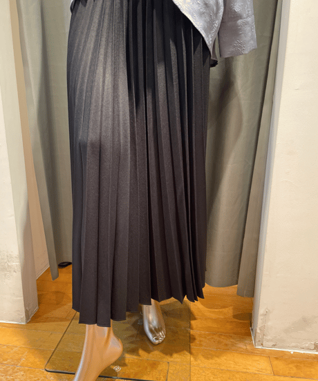 FLORENT /2305F03001 /PLEATED LONG SKIRT