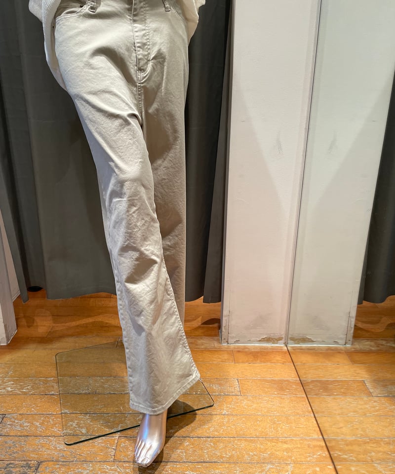 florentオーガニックコットンチノパンツ CAHLUMN/カウラム Extra