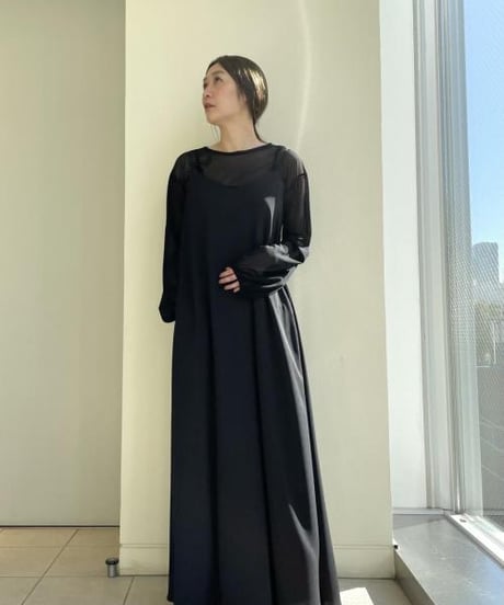 FLORENT / 2402F05007 /ロングキャミドレス