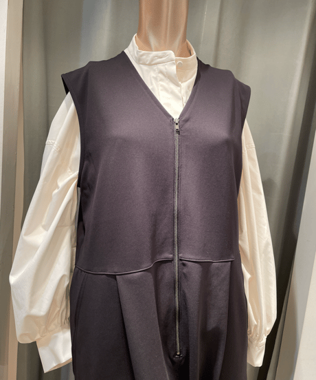 FLORENT 2024/ Spring /  2311F06007 / V neck zip All in One