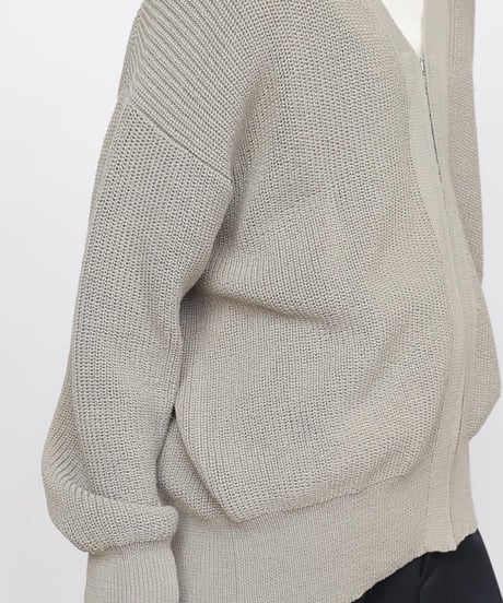 FLORENT / 2311F07002 /ジップニットカーディガン