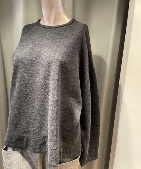 FLORENT / 2308F06006 / HERRINGBONE JERSEY TOP