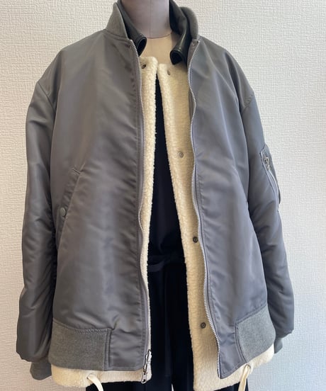 08sircus / S25AW-OT01 / MA-1 reversible×Boa