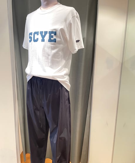 SCYE BASICS /5725-21701/コットンジャージーカレッジ T-シャツ(unisex)