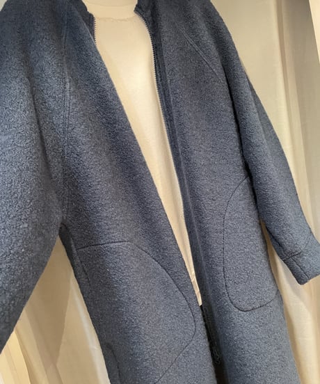 FLORENT / 2208F06016 / ZIP UP LONG BLOUSON