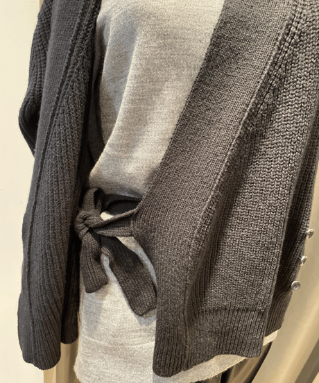 FLORENT / 2308F07002 / RIB KNIT CARDIGAN