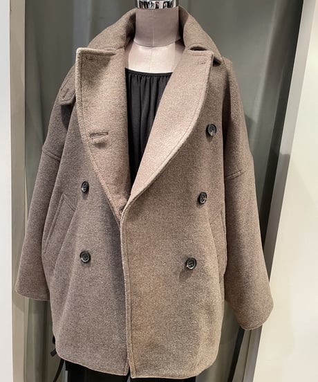 FLORENT / 2208F02005 / RECYCLED WOOL SHORT COAT