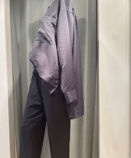 FLORENT / 2211F01010 / SHEER BAND COLLAR BLOUSE