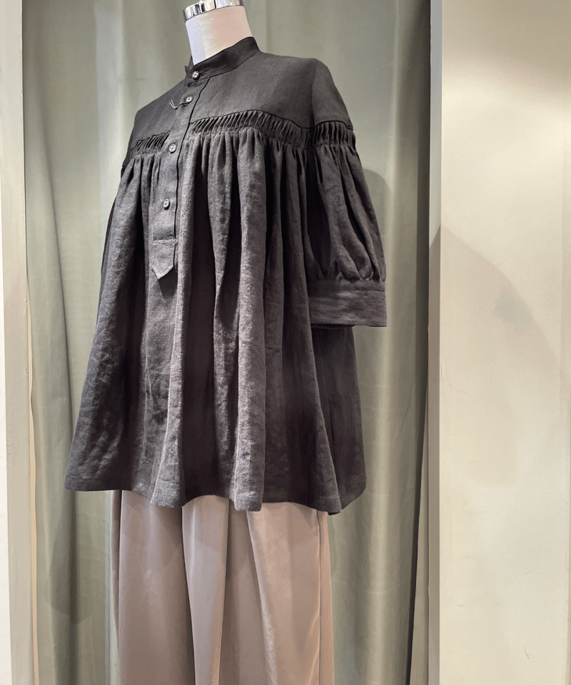 SCYE/1224-31006 /オーガニックリネンタックパフスリーブ SCYE/1224-31006 /オーガニックリネンタックパフスリーブ