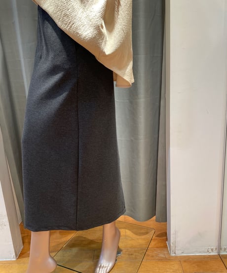 FLORENT / 2211F06015 /BACK SLIT SKIRT
