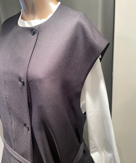 FLORENT / "2023 fall "/ 2305F02003 /  TWILL STRETCH VEST