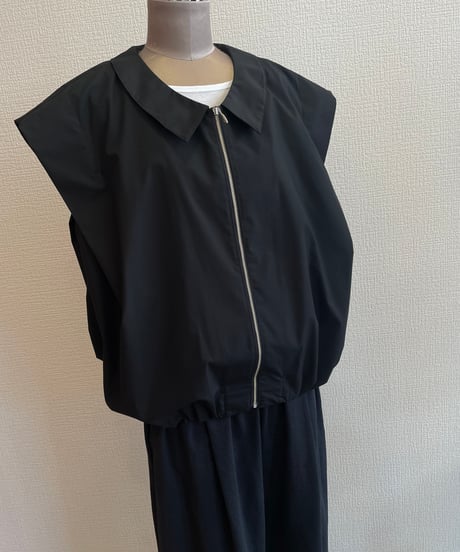 Audrey and John Wad /L6123/ハーフスリーブzipシャツ