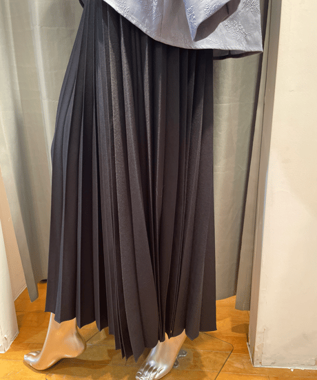 FLORENT /2305F03001 /PLEATED LONG SKIRT