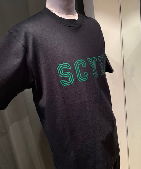 SCYE BASICS /5725-21701/コットンジャージーカレッジ T-シャツ(unisex)