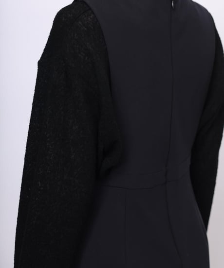 FLORENT / 2308F05001 / DOUBLE CLOTH JUMPER DRESS
