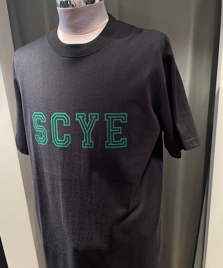 SCYE BASICS /5725-21701/コットンジャージーカレッジ T-シャツ(unisex)