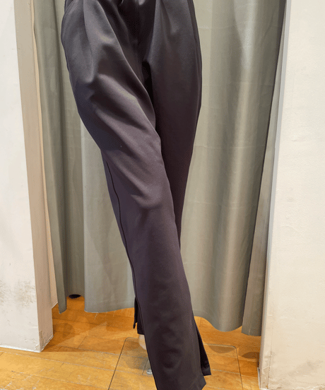 FLORENT / 2311F06005 / ツイルジャージインサイドスリットパンツ