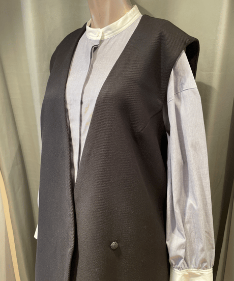 FLORENT / "2023 fall" / 2305F08003 / KERSEY LONG GILET