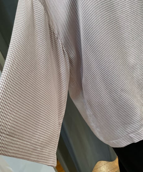 FLORENT / 1911F01009 / hound's tooth jacquard top