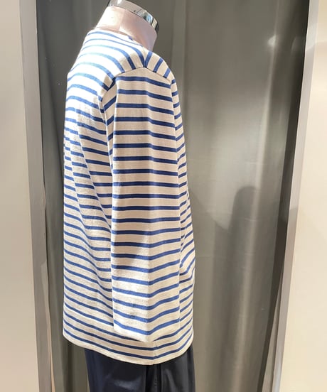 SCYE BASICS /5725-21706/コットンストライプバスクシャツ(unisex)
