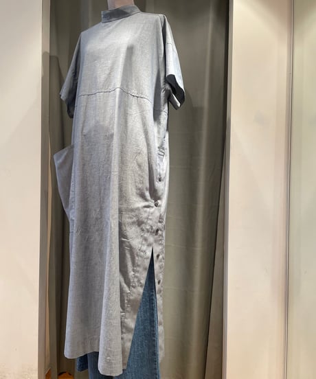 FLORENT / 2302F05005/STAND NECK DRESS