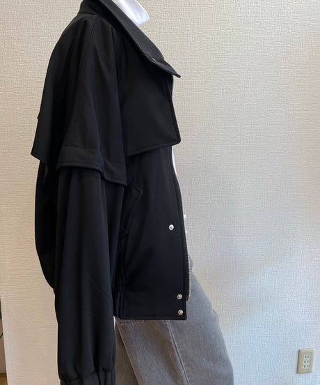 08sircus / S25AW-OT07/ Light twill padded detachable short blouson