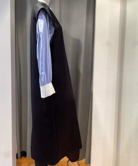 FLORENT / 2211F06007 / V NECK LONG DRESS