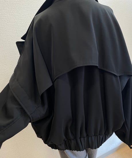 08sircus / S25AW-OT07/ Light twill padded detachable short blouson
