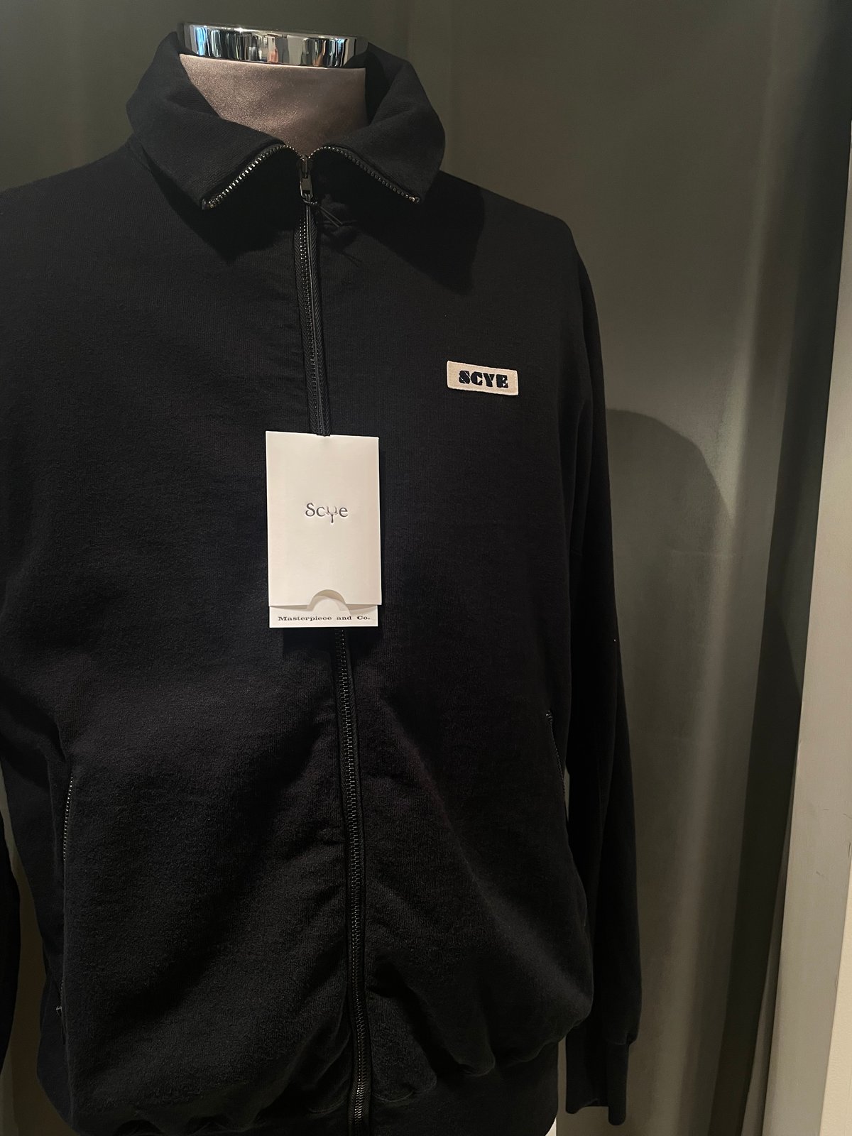 SUSSYまとめ品 Scye / Tight Tension Cotton Jersey Zip Up Top /