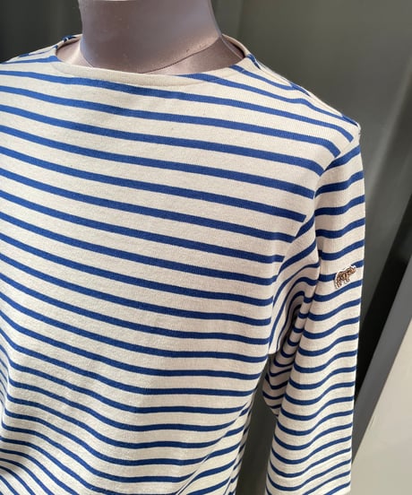 SCYE BASICS /5725-21706/コットンストライプバスクシャツ(unisex)