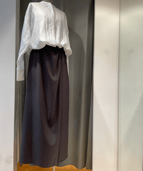 FLORENT / 2308F03001 / OZAWA TWILL VERNO LONG SKIRT