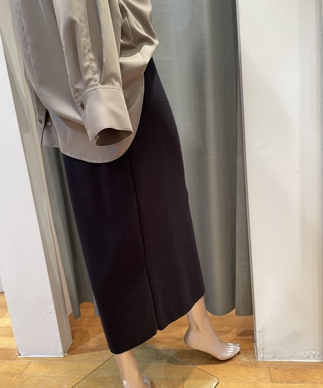 FLORENT / 2205F06013 / SOFT COTTON RIB SKIRT